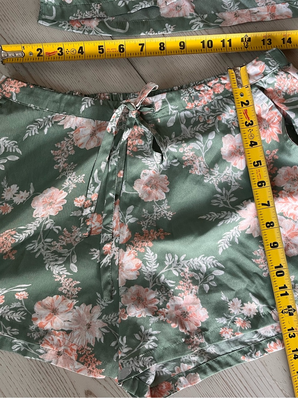 cupcakes & cashmere Sage Floral Button-Up Top with Peach Accents - Picture 10 of 10